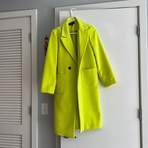 Beautiful bright green coat!